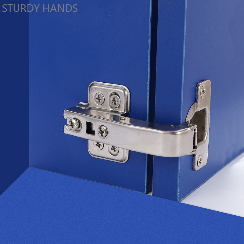 Soft Close Hinge - 5個入り 90度ステンレス製カップボード油圧ヒンジ ダンパーバッファ ソフトクローズヒンジ キャビネット家具金具 ネジ付き