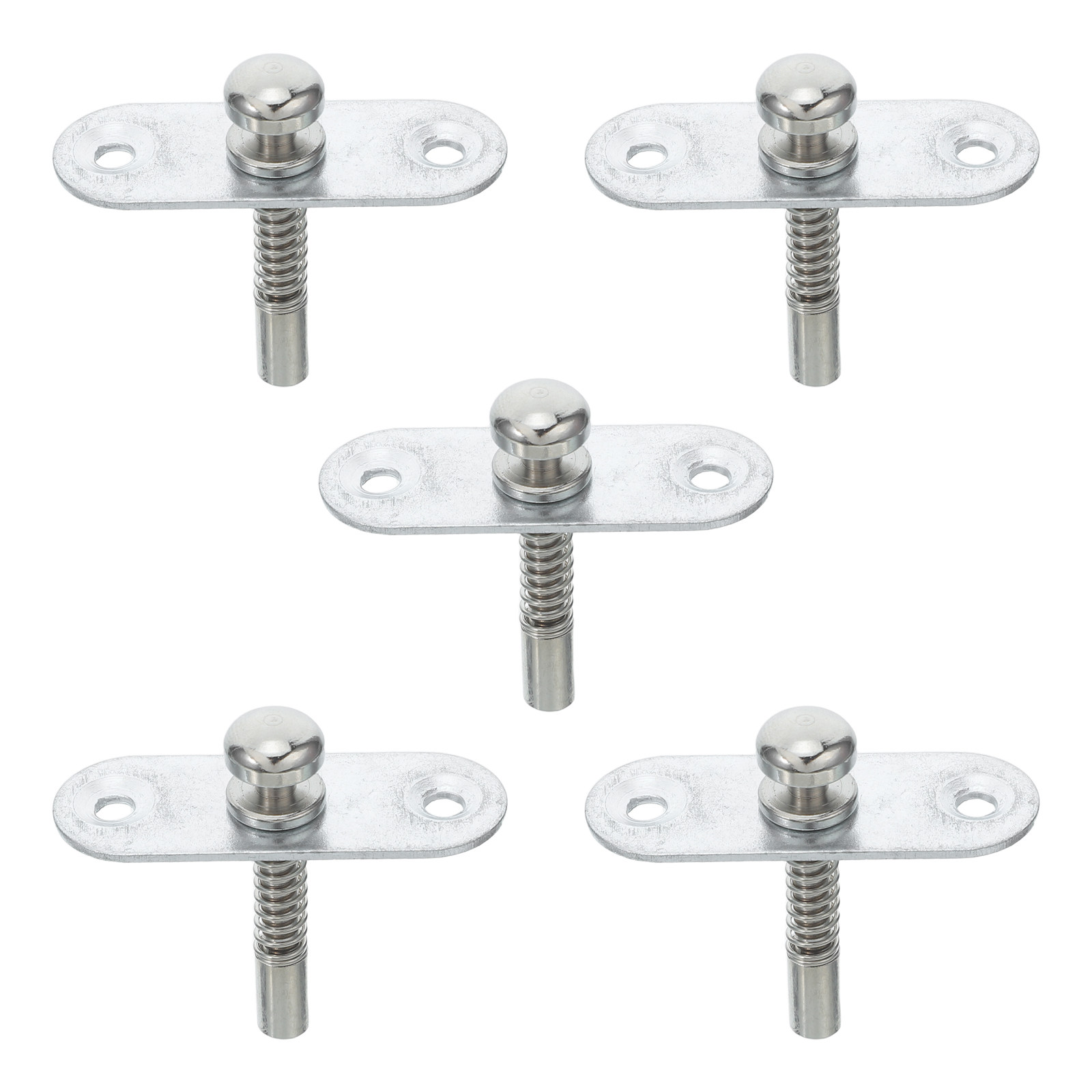 Furniture Hardware Latch - 5個入りステンレス製ベビーベッドスプリングラッチピンセット、マットレスの高さを正確に調整可能、ユニバーサルな子供部屋家具用金具