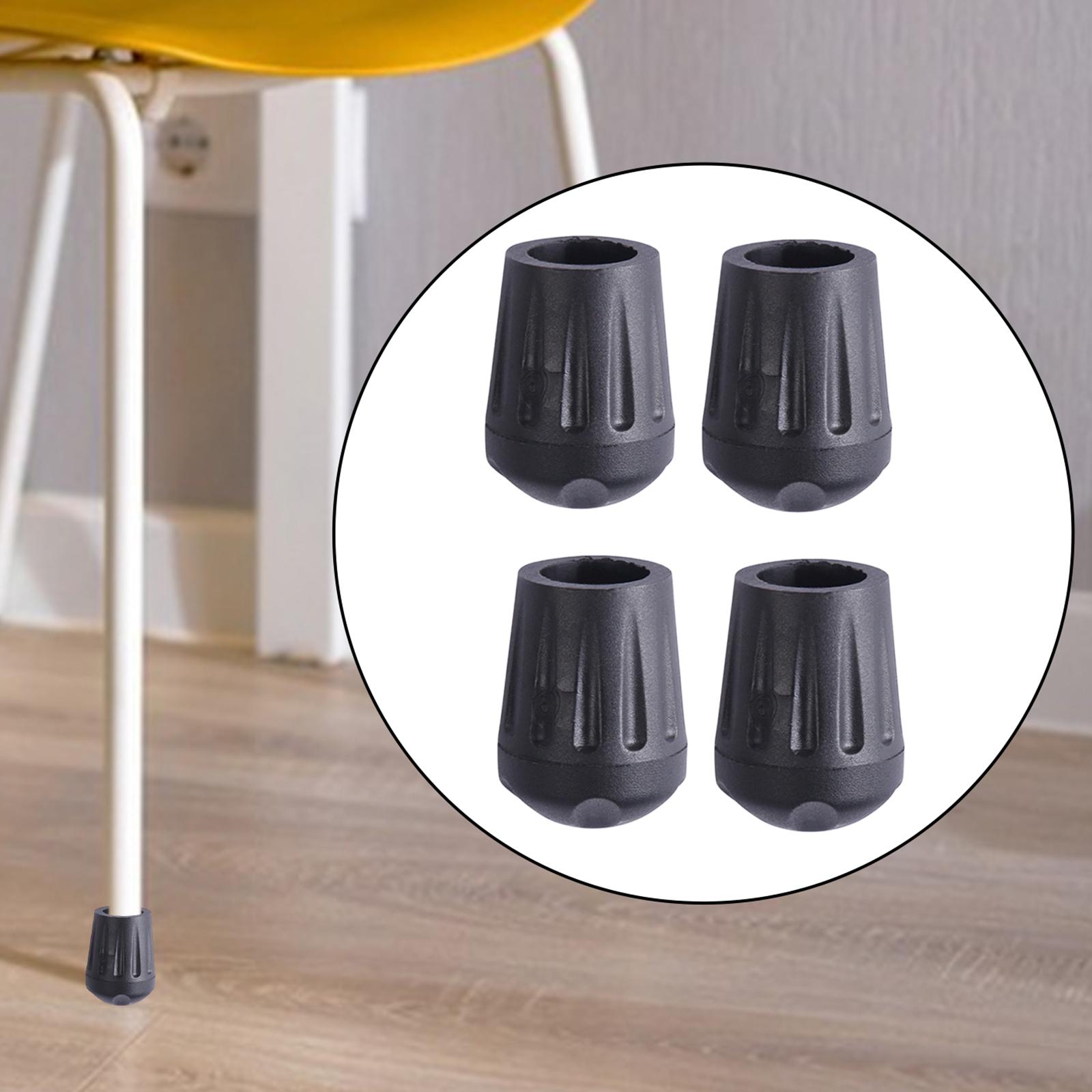 Furniture Leg Set - 4 個のフェルト家具パッド 椅子の脚用の堅木張りの床プロテクター 内径 2.0cm 滑り止めカバー