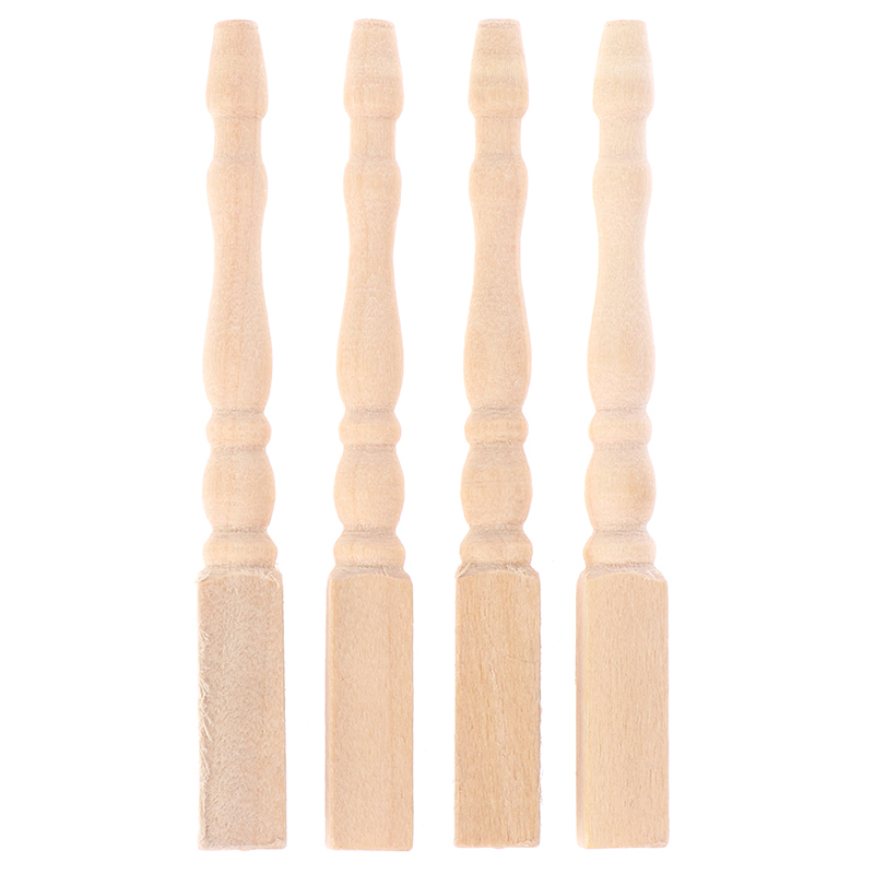Furniture Leg Set - ● 4 ピース/セット 1:12 ドールハウスミニチュア DIY