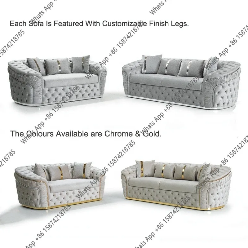 J C プラッシュベルベットソファとラブシートコーナー家具、 - Furniture Leg Set のレビューと価格