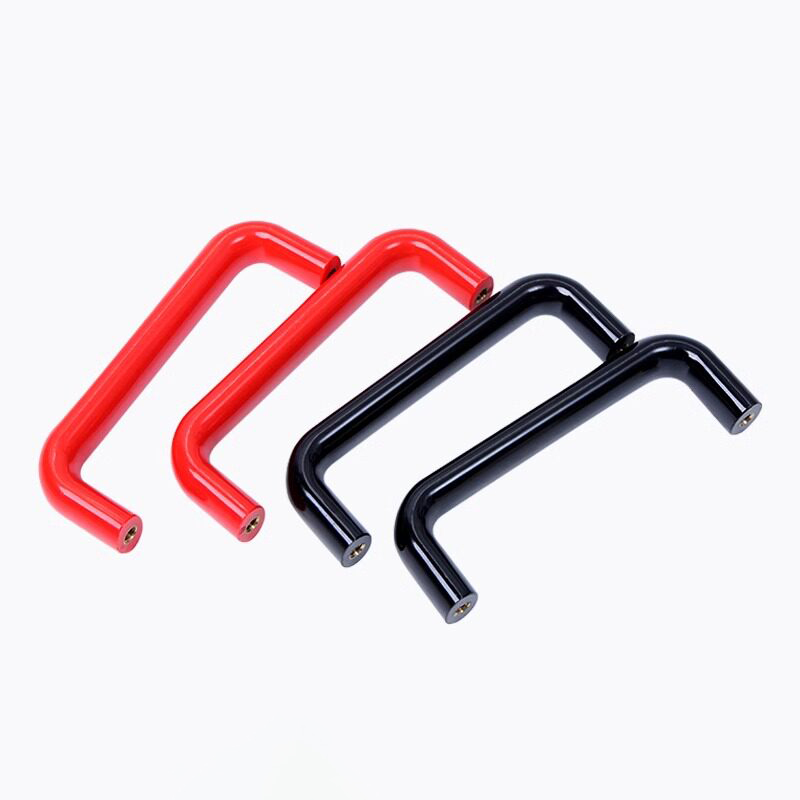 赤/黒楕円形ベークライトハンドル 90〜400mm ナイロン - Furniture Hardware Black のレビューと価格