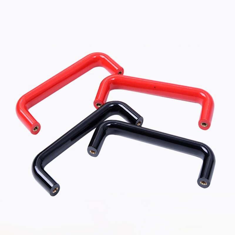 赤/黒楕円形ベークライトハンドル 90〜400mm ナイロン - Furniture Hardware Black のレビューと価格