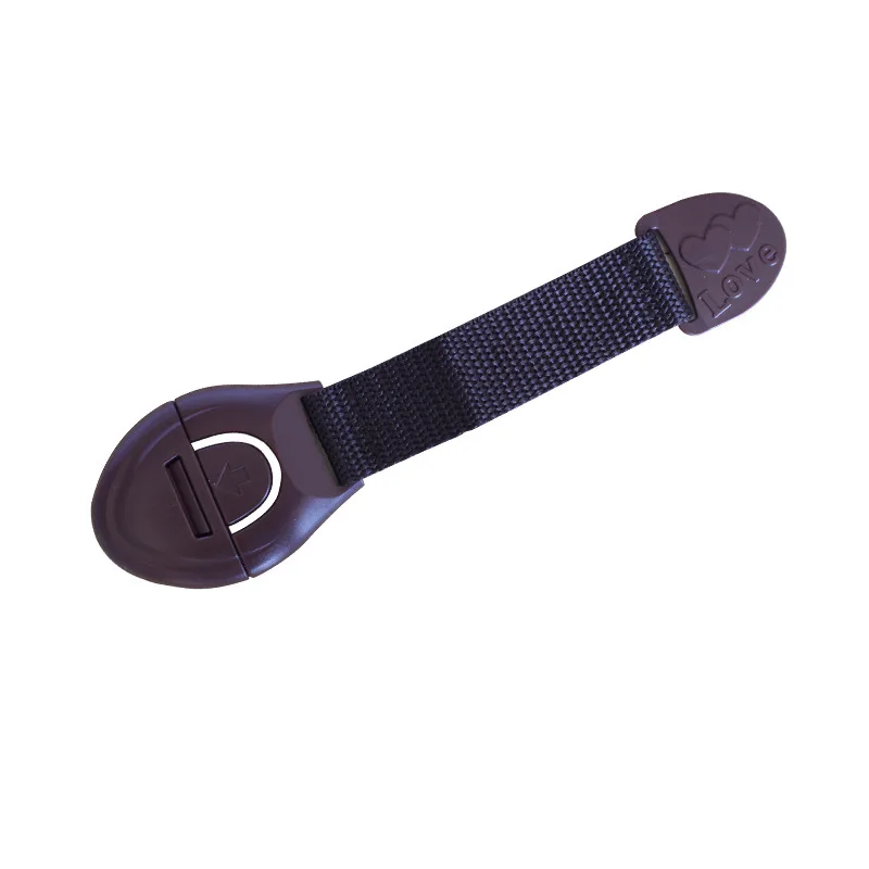 5 ピース/ロットブラウンキャビネット安全ロックベビー家具ド - Furniture Hardware Latch のレビューと価格