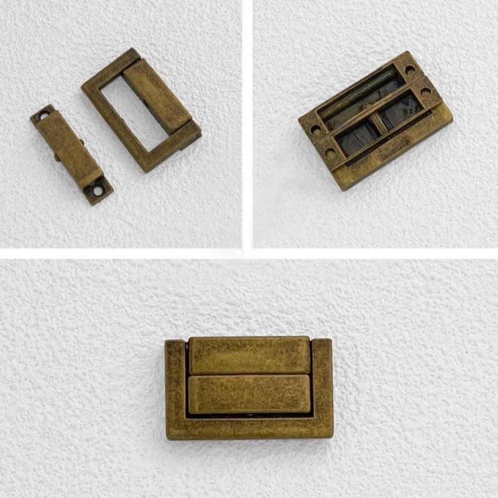 合金製ボックス用留め金、金属製装飾デザイン家具用金具、小型引 - Furniture Hardware Material のレビューと価格