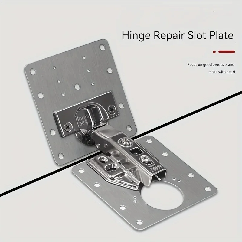 ステンレス鋼製キャビネットヒンジ修理プレートパックドアヒンジ - Furniture Hardware Repair のレビューと価格