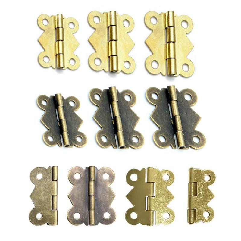 10/20個入り ネジ付き蝶型ヒンジ 鉄製ヒンジ 17x20 - Soft Close Hinge のレビューと価格
