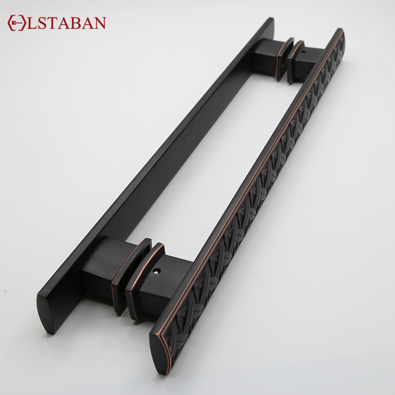 LSTABAN 現代北欧黒パターンドアハンドルヴィラハンドル - Furniture Hardware Black のレビューと価格