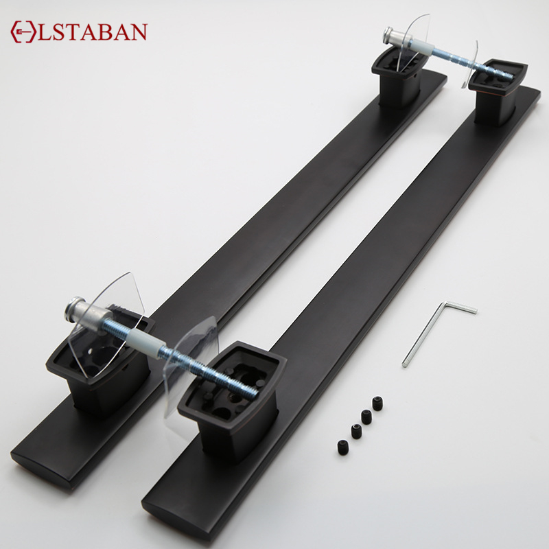 LSTABAN 現代北欧黒パターンドアハンドルヴィラハンドル - Furniture Hardware Black のレビューと価格