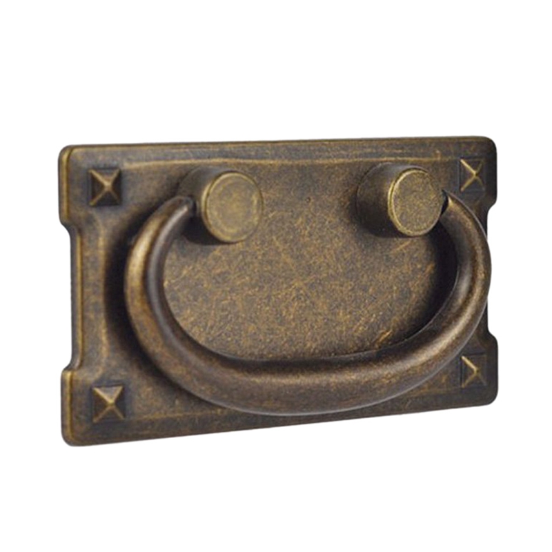 4ピースヴィンテージアンティークブロンズ引き出しリングプルハ - Furniture Hardware Latch のレビューと価格