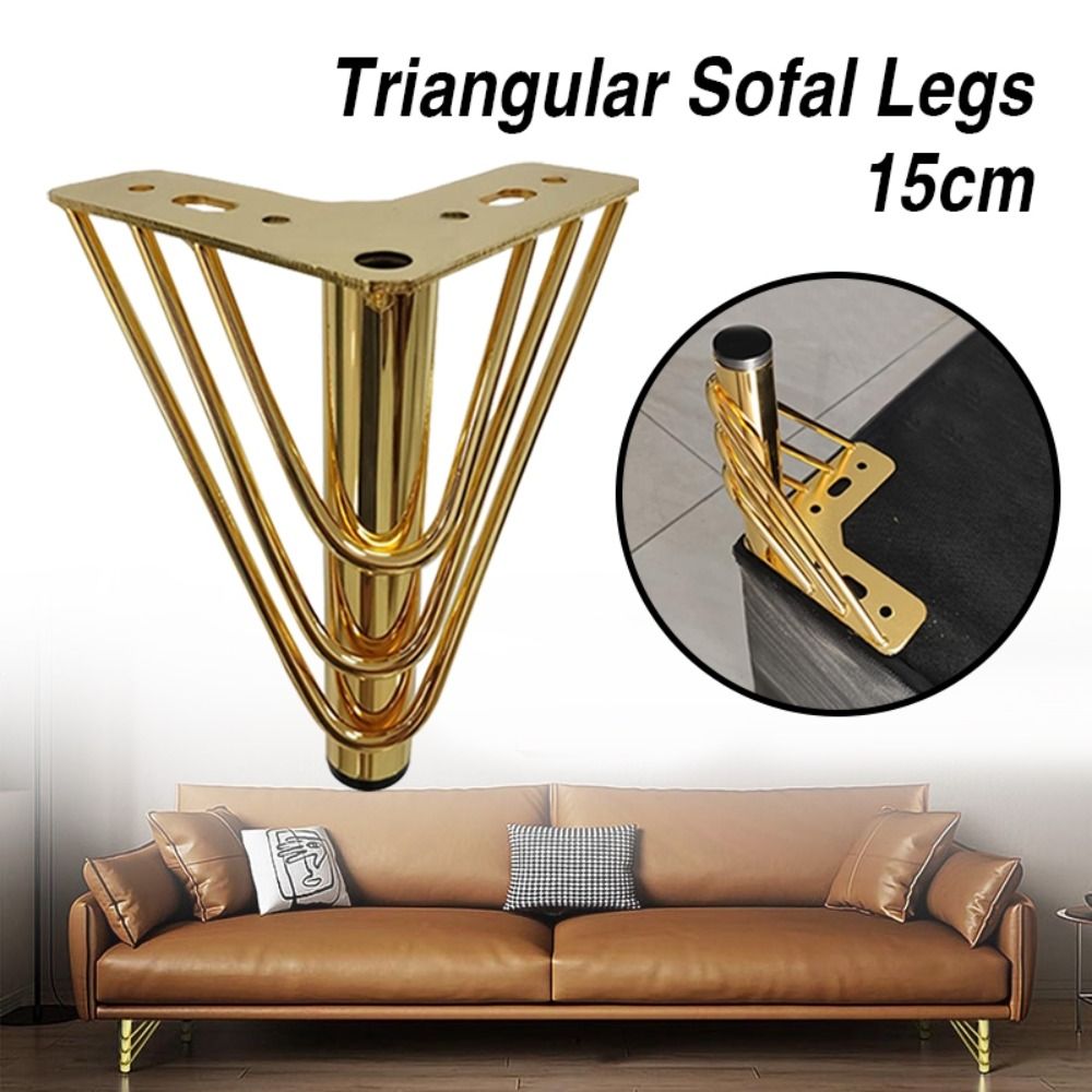 金色の家具の脚、厚みのあるデザイン、高さ15cm、家具金具の - Furniture Hardware Material のレビューと価格