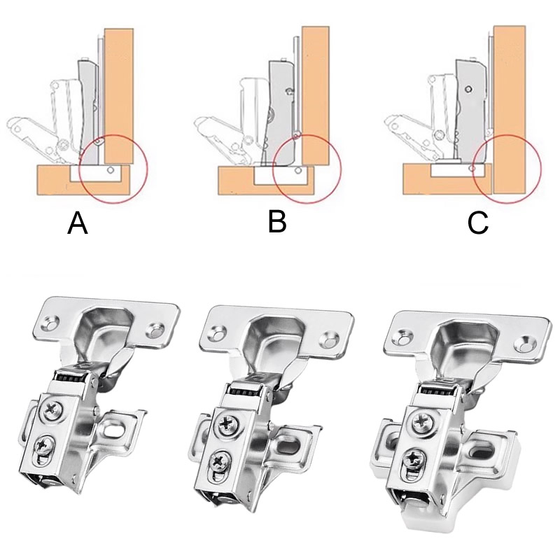 ダンピングヒンジ 大角ソフトクローズ ハーフほぞ隠しキャビネ - Soft Close Hinge のレビューと価格