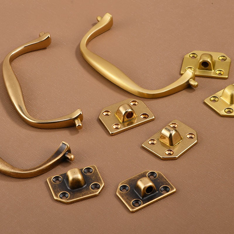 レトロメタルアンティーク真鍮キッチン靴キャビネットドアハンド - Vintage Furniture Hardware Pulls のレビューと価格