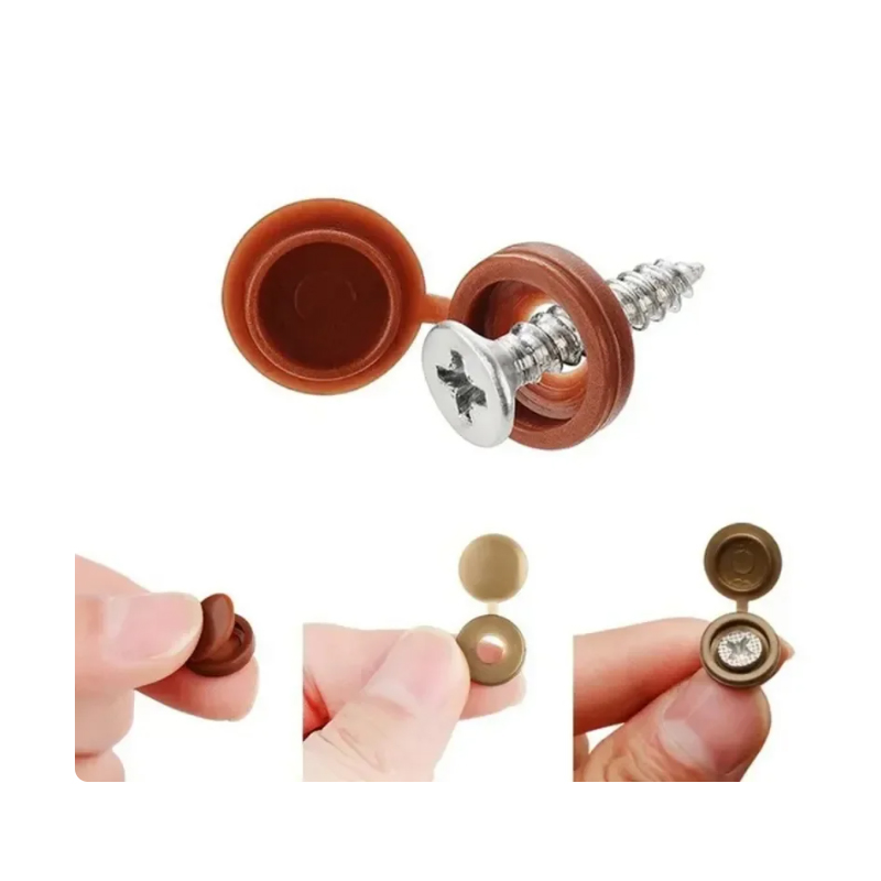 10/500 個ネジ装飾キャッププラスチック保護カバーブラッ - Furniture Hardware Black のレビューと価格