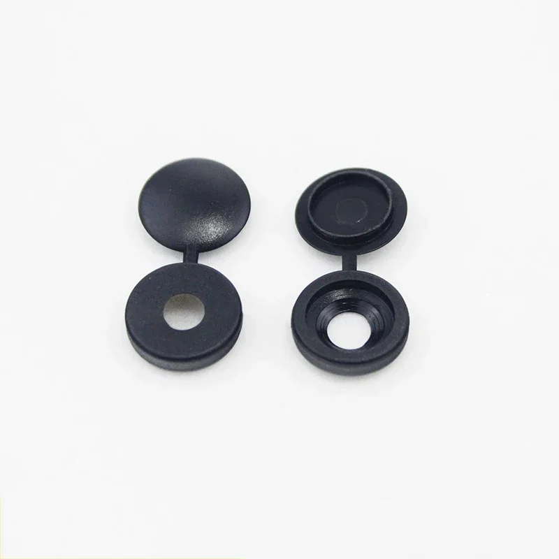 10/500 個ネジ装飾キャッププラスチック保護カバーブラッ - Furniture Hardware Black のレビューと価格