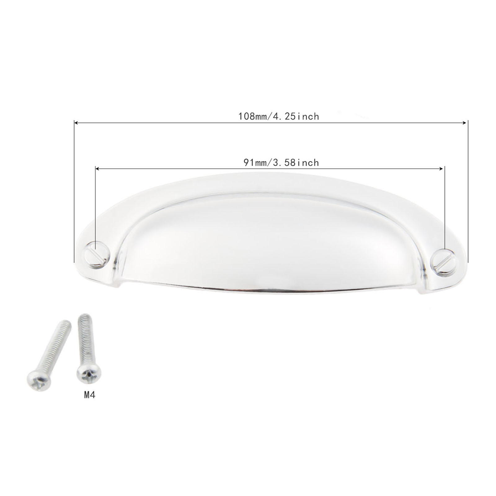 ヴィンテージシェルハンドル108x40mm,アンティークブロ - Vintage Furniture Hardware Pulls のレビューと価格