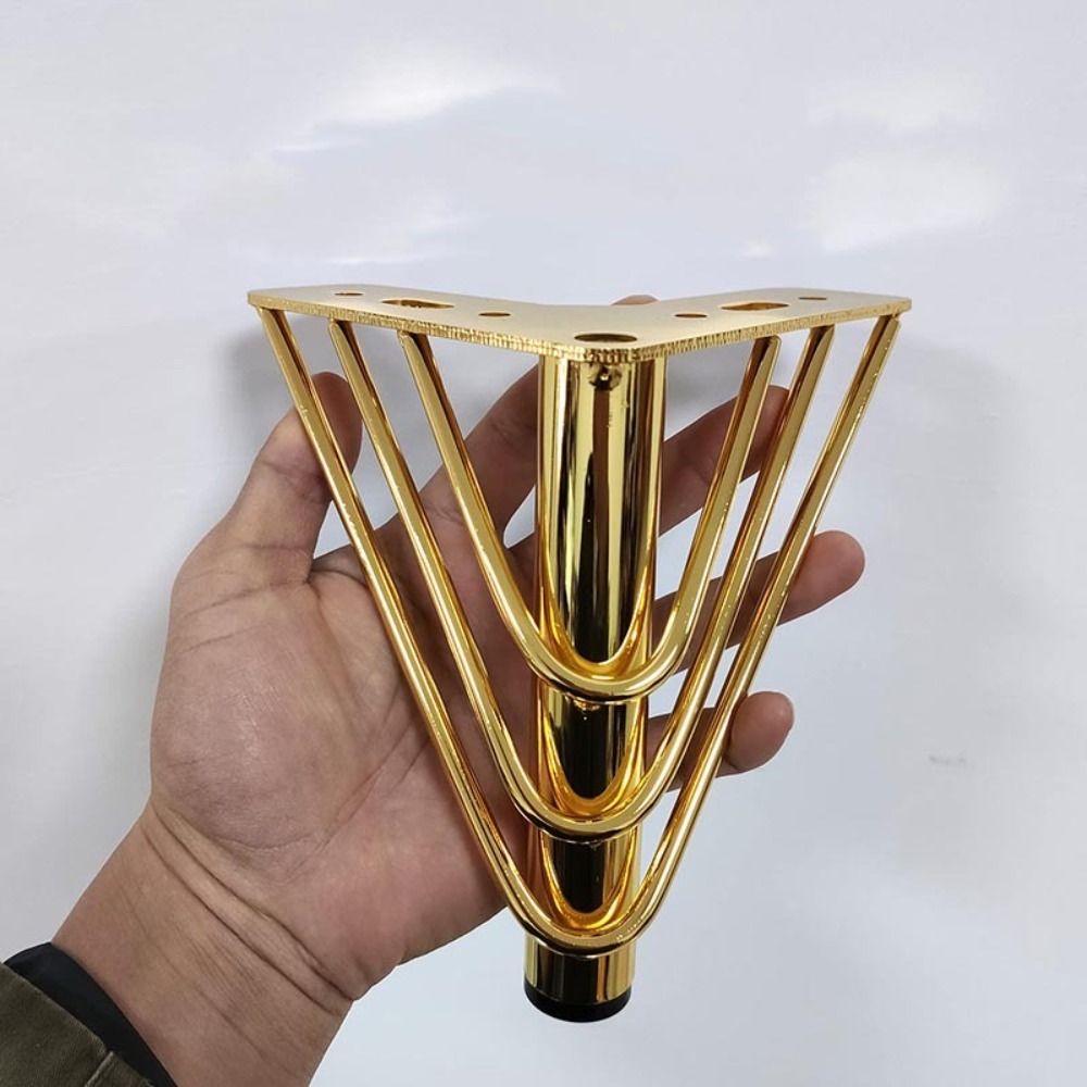 金色の家具の脚、厚みのあるデザイン、三角形の家具金具の脚、高 - Furniture Hardware Material のレビューと価格