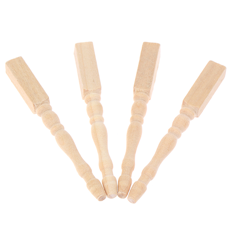 ● 4 ピース/セット 1:12 ドールハウスミニチュア D - Furniture Leg Set のレビューと価格