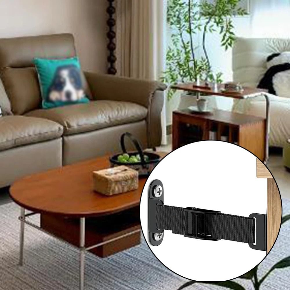 簡単設置耐震家具アンカー調整可能なユニバーサル壁アンカーユニ - Furniture Hardware Latch のレビューと価格