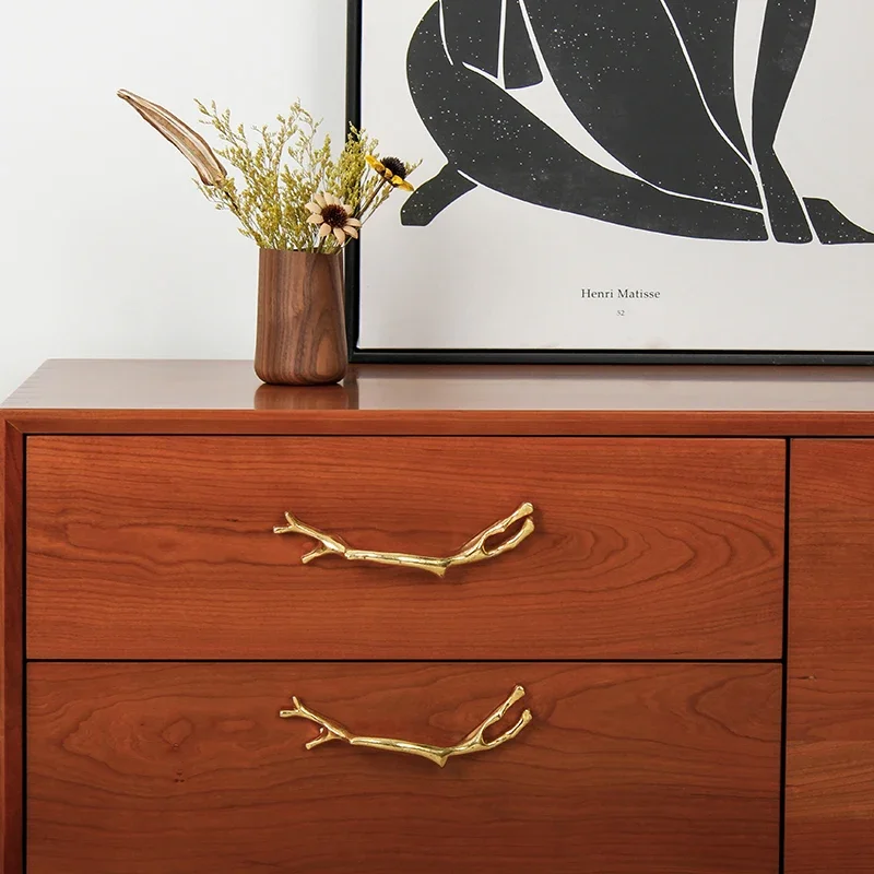高級真鍮キャビネットドアハンドルシンプルな引き出し取手アンテ - Vintage Furniture Hardware Pulls のレビューと価格