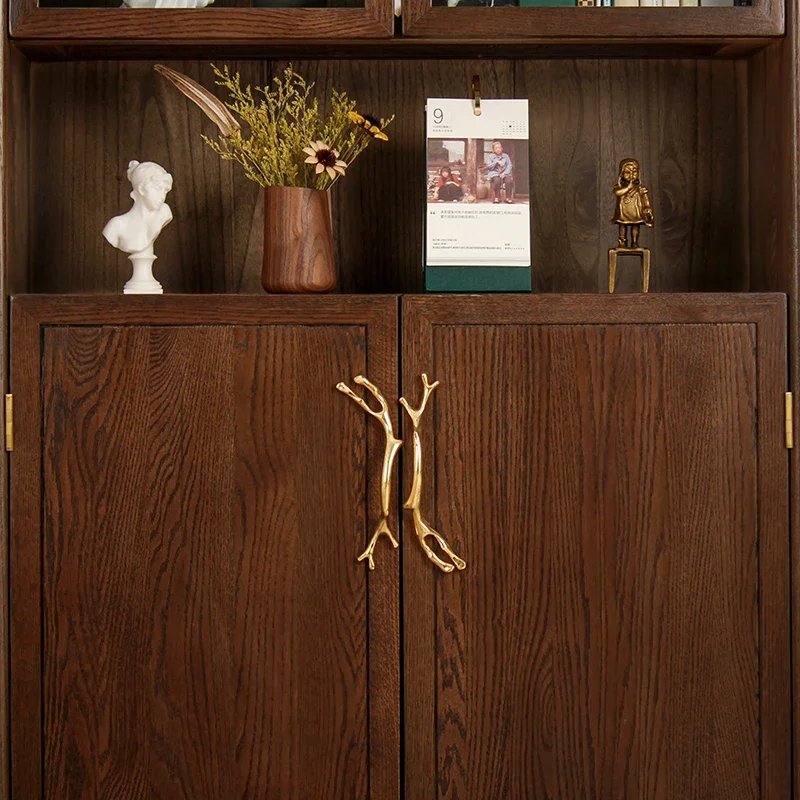 高級真鍮キャビネットドアハンドルシンプルな引き出し取手アンテ - Vintage Furniture Hardware Pulls のレビューと価格