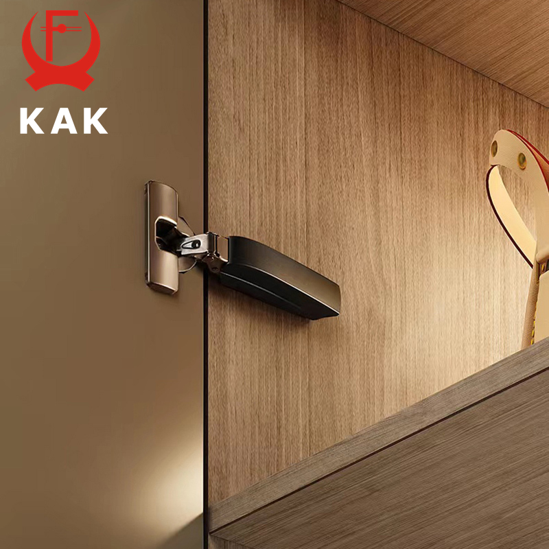 Kak 2個キッチンキャビネットヒンジ隠し黒ソフトクロージン - Furniture Hardware Black のレビューと価格