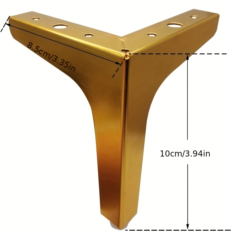 ソファ、キャビネット、テーブル用の金属製家具脚4個セット、高 - Furniture Hardware For Legs のレビューと価格