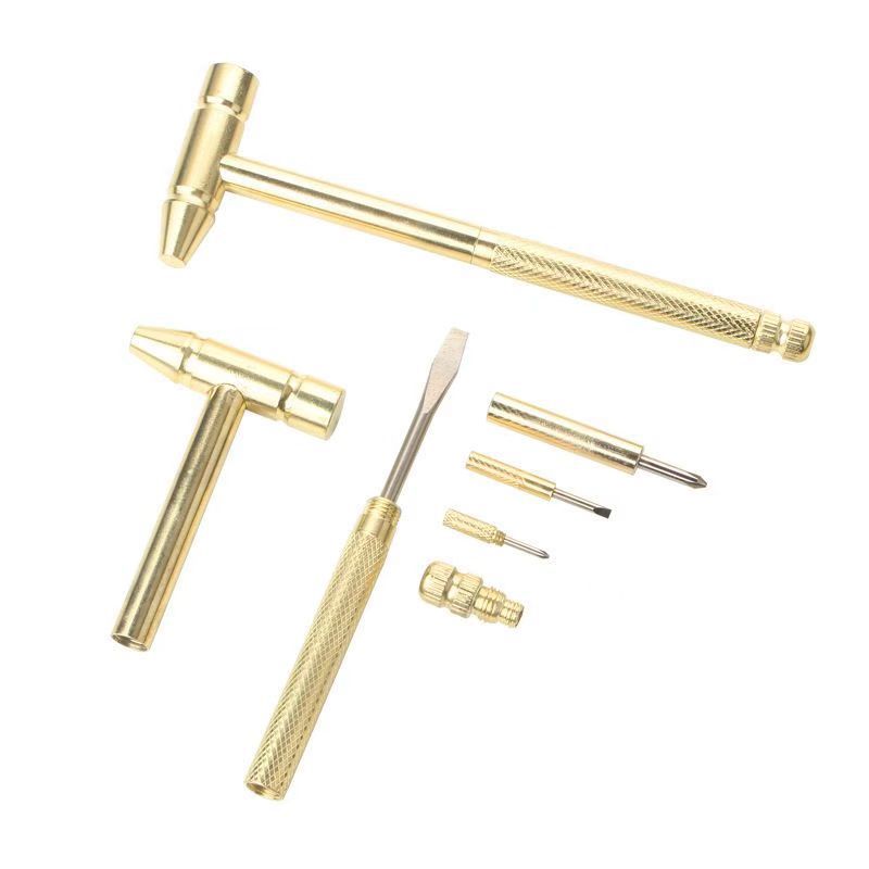 6 in 1ミニハンマードライバーマルチツール、携帯用手動工 - Furniture Hardware Repair のレビューと価格